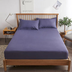 Pure Cotton Mattress Cover 90x200cm Thin Smoky purple 150*190cm thin mattress