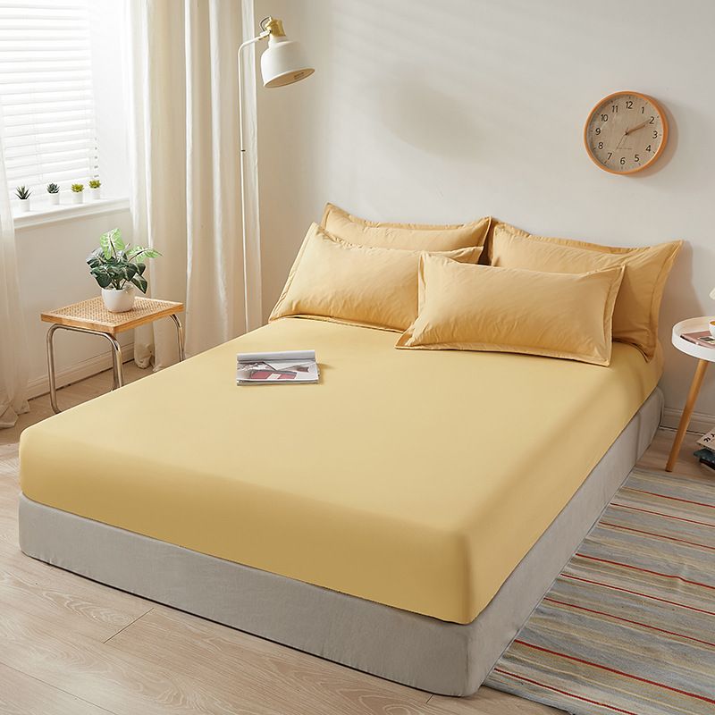 Cotton Bed Sheet - Camel - 160x200 - Image 3