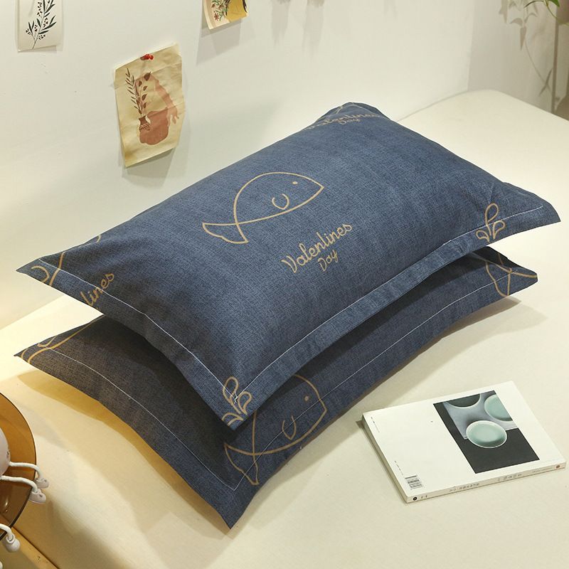 Pillowcase Pair 48x74 Polyester Twill 48x 74cm ± 2cm [one pair]