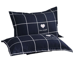 Pillowcase Pair 48x74 Polyester Twill 48x 74cm ± 2cm [pillow core a pillowcase a]