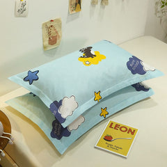 Pillowcase Pair 48x74 Polyester Twill 48x 74cm ± 2cm [pillow core a pillowcase a]