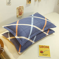 Pillowcase Pair 48x74 Polyester Twill 48x 74cm ± 2cm [pillow core a pillowcase a]