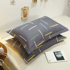 Pillowcase Pair 48x74 Polyester Twill 48x 74cm ± 2cm [pillow core a pillowcase a]