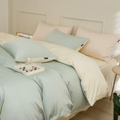 MSY 100 Count Pure Cotton Bedding Set 2M sheets set of four (quilt cover 220*240cm)