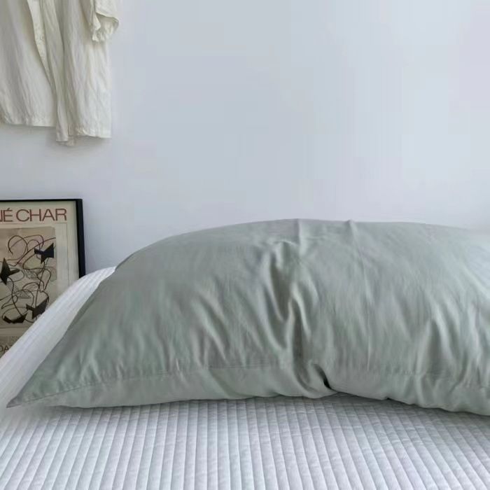 Cotton Pillowcase - Green - 48x74