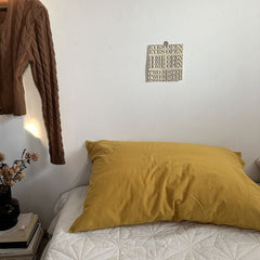 Cotton Pillowcase - Turmeric - 48x74