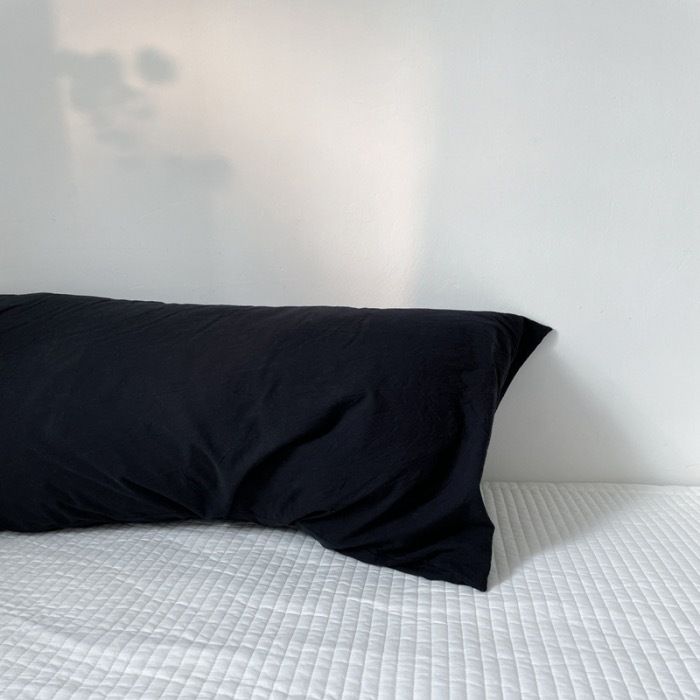 Cotton Pillowcase - Black - 48x74