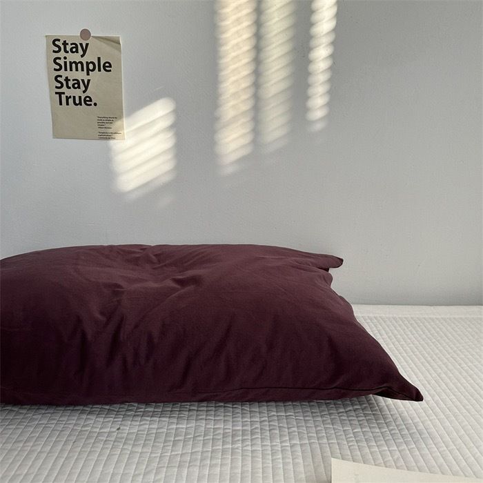 Cotton Pillowcase - Purple - 48x74