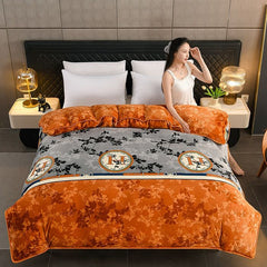Velvet Quilt Cover - Double - Starry Elk - 150x200cm - Image 5