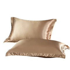 Simulation Silk Pillowcase 48x74cm Polyester Elegant Jade 48x74cm [pair]