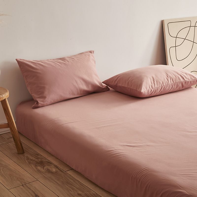 Poem Snack Moon - Cotton Fitted Sheet - Brown - 180x220