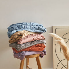 Poem Snack Moon - Cotton Fitted Sheet - Grey - 230x250 - Image 4