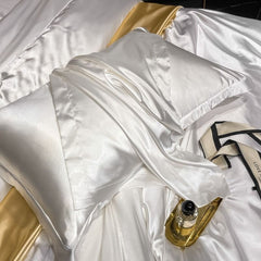 Satin Pillowcase - Coffee - 48x74cm - Image 4