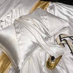 Satin Pillowcase - Camel - 1-Pack - Polyester Satin Pillowcase - 48x74cm - Image 2