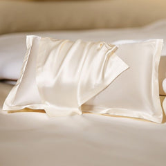Satin Pillowcase - White/Off White - 1-Pack - 48x74cm