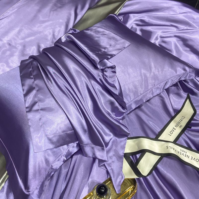 Satin Pillowcase - Purple - 1-Pack - Upgraded - 48x74cm