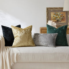 Ice Velvet Pillow Cover Polyester Solid Color 30x50cm Light Pink 55*55cm without pillow core