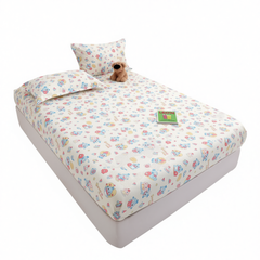 Yuan sheng Home Textiles Cartoon Dog 40s Cotton. Cartoon white bear 120*200cm standard model