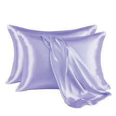 Pillowcase Synthetic Fiber 5176cm Twill Light purple 51* 76cm