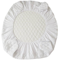 Waterproof Quilted Fitted Sheet Solid Color Toddler Dark gray 1.2*2m single fitted sheet