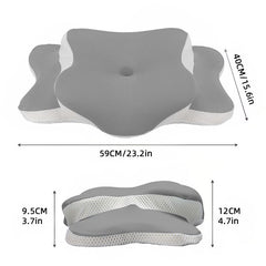 Dream Nest Butterfly Memory Foam Pillow Dark Gray