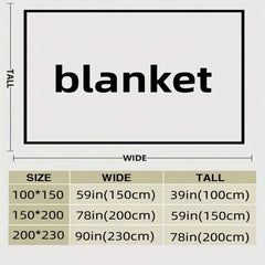Flannel Sofa Blanket Office Blanket Living Room Throw Comfortable Blanket - Pink - Size M 100-150cm