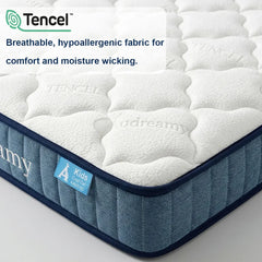 Audreamy Pocket Spring Memory Foam Hybrid Gel Mattress – Double