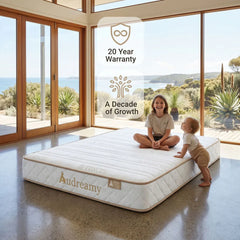 Audreamy Pocket Spring Latex Hybrid Wool Mattress – Double