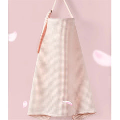 Waffle Weave Multifunctional Nursing Cover - 100% Cotton Breathable Breastfeeding Scarf  Adjustable Anti-Exposure Feeding Cov