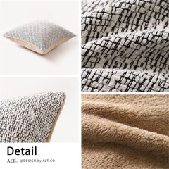 2-piece tie dye textured pillow decoration square decorative cushion cover comfortable soft pillowcase sofa bedroom living ro