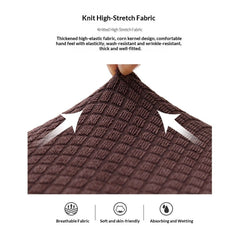 stool cover, 2-piece set, stretched rectangular strip stool cover, jacquard dressing table stool cover, washable counter stoo