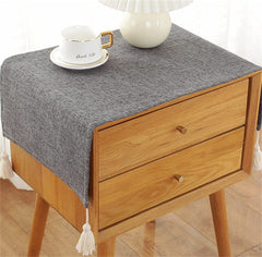 Simple Bedside Table Cover Cloth nightstand Tablecloth Cover Small Square Tablecloth Suitable for end Table Side Table Cabine