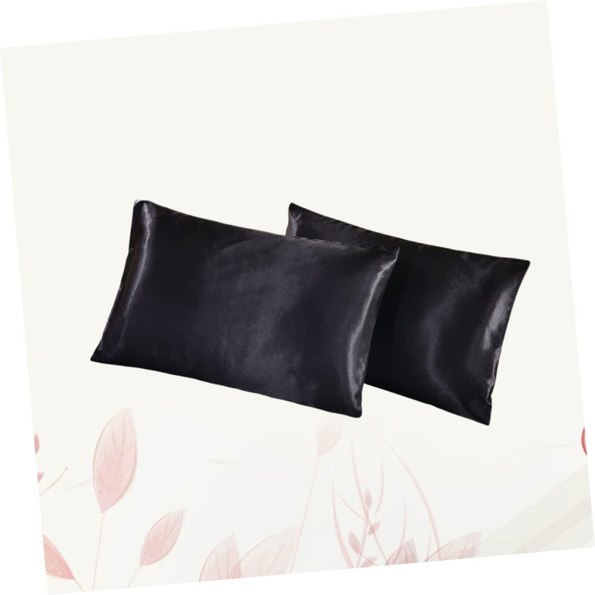 Satin Pillowcase for Hair and Skin Queen Size 20"x30", Silky Pillowcase Set of 2 with Envelope Closure Similar to Silk Pillow