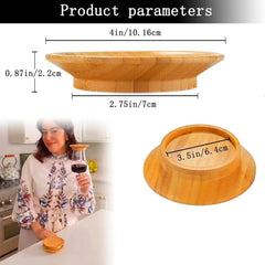 4Pcs Wine Glass Charcuterie Topper, Wine Glass Charcuterie Board Topper, Charcuterie Wine Glass Topper, Bamboo Wine Glass