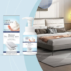 Mattress Dry Cleaning Agent, 300ml 10.14 Fl Oz Mattress Stain Remover, No-Rinse Dry Cleaning Foam for Couch, Carpet & Upholstery Fabric