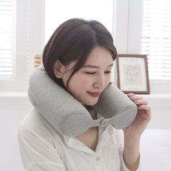 Useful Travel Pillow Ergonomic Support Bendable Portable Neck Rest U Shape Pillow Flexible sponge memory cotton