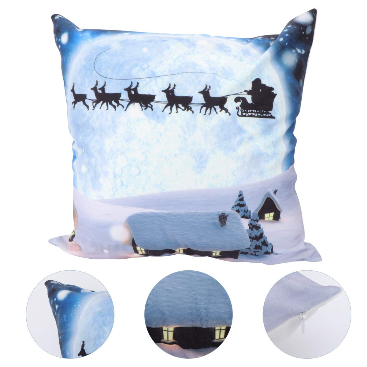 1pc Short Plush Autumn Winter Pillow case Square Pillows  Decorate Pillow Cushion Cushion Pillow case Printing Household