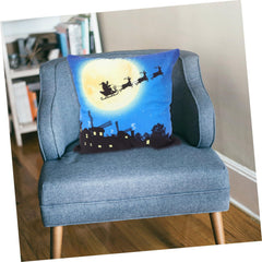 1pc Lantern Christmas Pillow Decorative Cover Pillow Cover Throw Pillow Case Home Pillowcase Winter Holiday Pillow Case Xmas