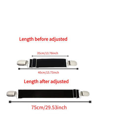 Bed Sheet Suspenders, 4pcs Adjustable Bed Sheet Holder Straps Sheet Fasteners Heavy Duty Bed Sheet Grippers for Mattresses