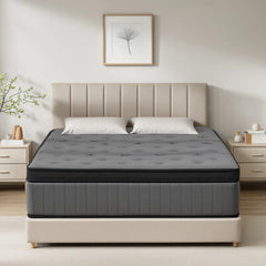 Sleep On Bedding Pocket Spring Memory Foam Hybrid Euro Top Mattress – Double