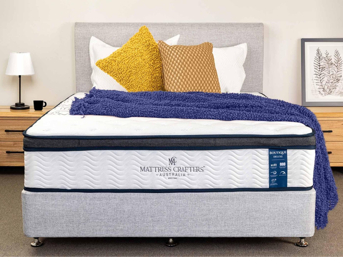 Mattress Crafters Memory Foam Euro Top Gel Mattress – Queen
