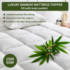 Sleep On Bedding Memory Foam Bamboo Mattress – King Single