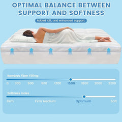 Sleep On Bedding Memory Foam Bamboo Mattress – Super King