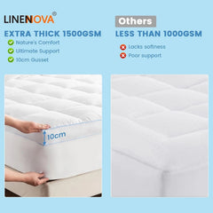 Sleep On Bedding Memory Foam Bamboo Mattress – Super King