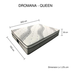 Sleep On Bedding Pocket Spring Memory Foam Euro Top Gel Mattress – Queen