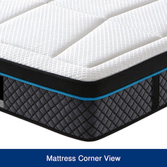 Sleep On Bedding Pocket Spring Memory Foam Gel Mattress – Queen