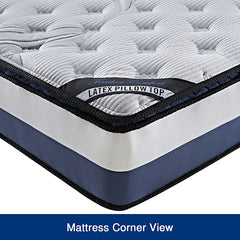 Sleep On Bedding Pocket Spring Memory Foam Latex Pillow Top Mattress – King Single