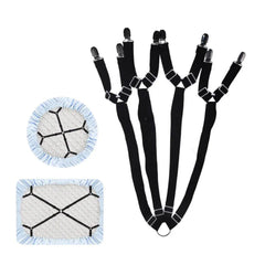Adjustable Comforter Sheet Buckle Fixer Non-Slip Elastic Clip for Bedding Secure