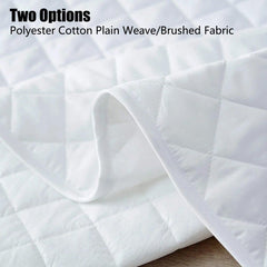 Hotel Mattress Comfort Pads Fabric Bedding Topper Mattress Protectors Cover - 137x190cm-Plain