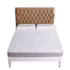 Hotel Mattress Comfort Pads Fabric Bedding Topper Mattress Protectors Cover - 183x203cm-Brushed